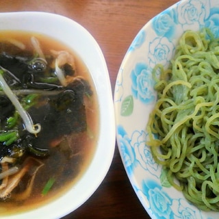 わかめづくし…わかめ中華つけ麺